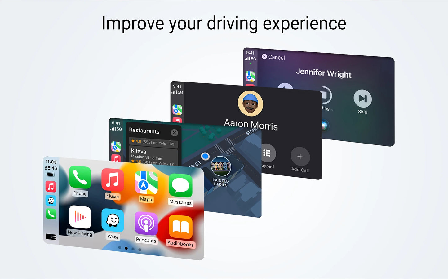 OTTOCAST U2Air PRO Wired To Wireless CarPlay Adapter USB Dongle Smart Ai Box Car Accessories for VW Nissan Ford Volvo Kia Benz