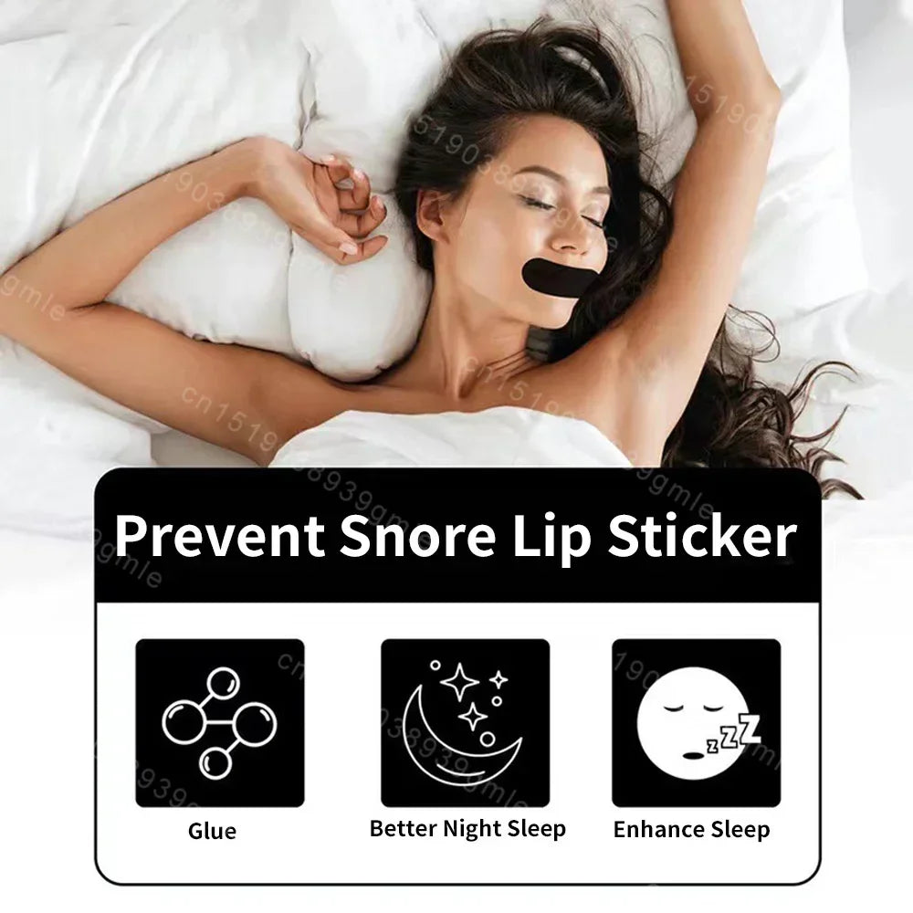30Pcs Mouth Tape Sleeping Keep Mouth Close Prevent Snoring Sleep Strip for Home Anti Snoring Improved Sleeping Snoring Relief