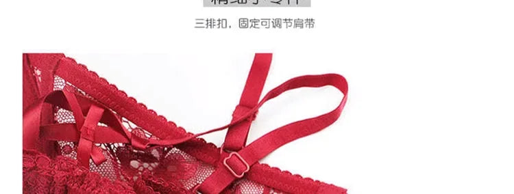 French Lace Half-Cup Bra Ultra-Thin Compact Small Bras  Kawaii Lingerie Sexy Push Up Japanese Style Minimalist Design for Women
