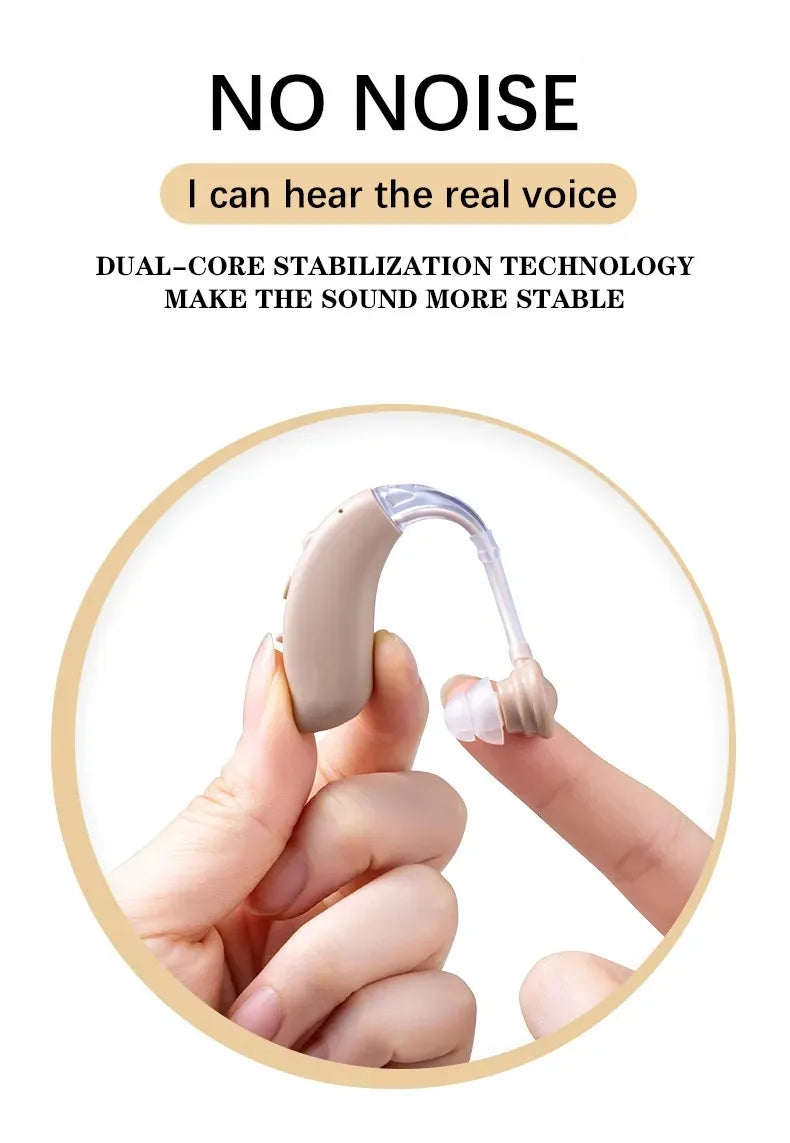 Bluetooth New cheap digit BTE Rechargeable Sound Amplifier Severe Hearing Aid For Deaf People Hearing Aid For The Deaf People