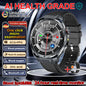 Smartwatch ECG High-End dla mężczyzn Ciśnienie krwi Lipidy Tlen we krwi Analiza ciała Kwas moczowy Monitor Zdrowia Smartwatch dla mężczyzn i kobiet