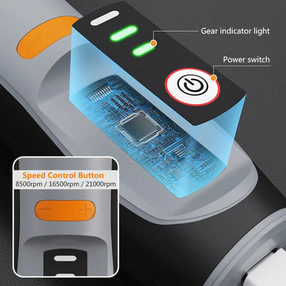 35W Rechargeable Electric Drill 3 Speed Engraving Pen USB Cordless Rotary Tool For Jewelry Metal Dremel Tools 8500r-21000r/min
