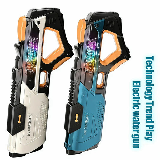 Full Electric Automatic Water Storage Gun Toys Portable Children Summer Beach Outdoor Fight Fantasy Toys for Boys Kids Game