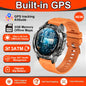 Smart Watch Men GPS Track High End watch Swim Waterproof Smart Watches Swim six axis sensor Sports Smartwatch 2GB Memory GPS Map