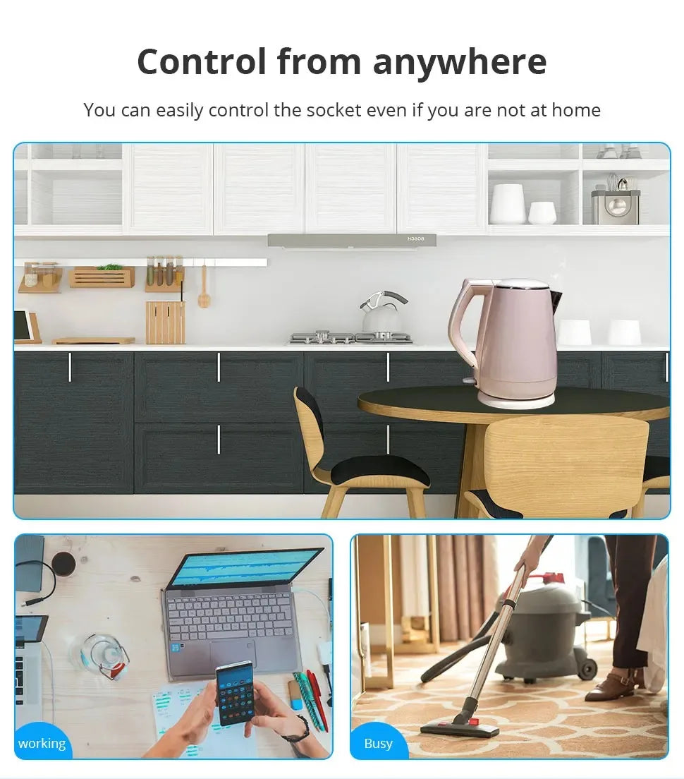 Zemismart Zigbee Smart 10A 20A Brazil Socket Light Switch with Outlets Work with Tuya Smart Life App Alexa Google Home Control
