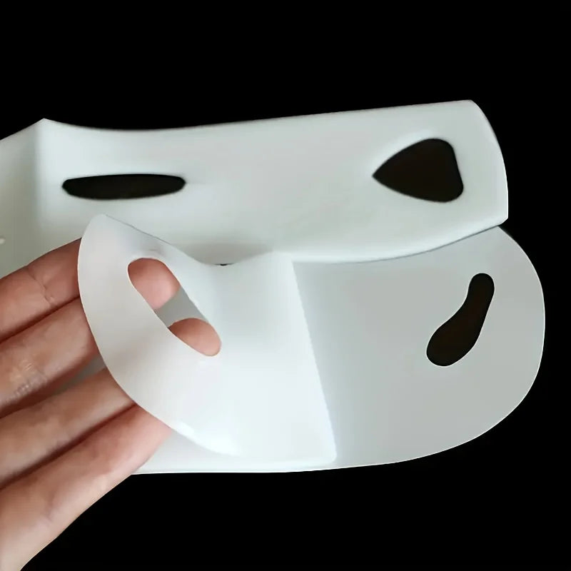 Single-sheet reusable V-shaped tightening mask, a refreshing and comfortable essential for summer，Lightweight facial tool design