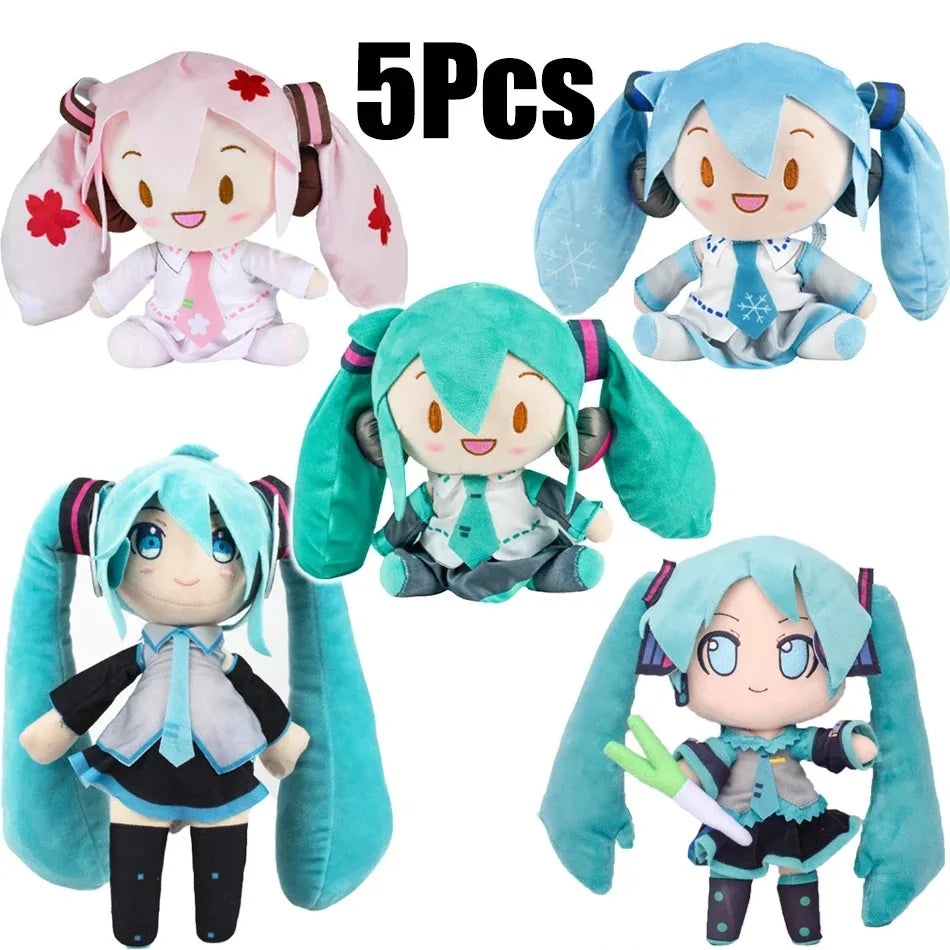 2026 NEW 20cm Japanese Anime Plush Stuffed Toy Hatsune Miku Plush Doll Soft Pillow Future Doll Cute Christmas Gift For Children