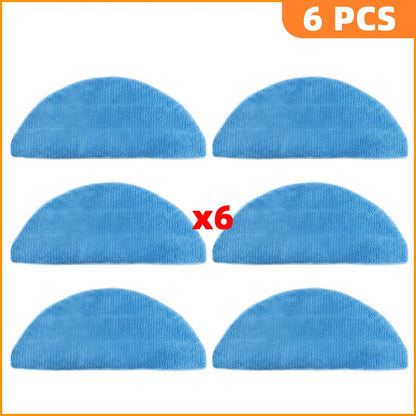Compatible For iLife A30 Pro Robot Vacuum Cleaner Replacement Parts Kit Main Brush Side Brush HEPA Filter Mop Cloth Dust Bag