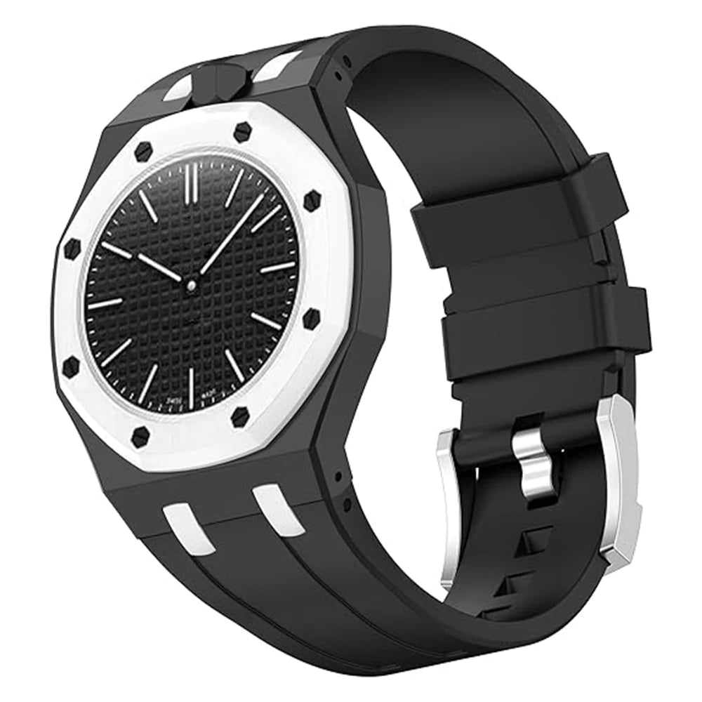 PC Case+Silicone Strap for Swatch X AP Royal Pop Pocket Watch Changer To Wristwatch Integrated Modification Accessories