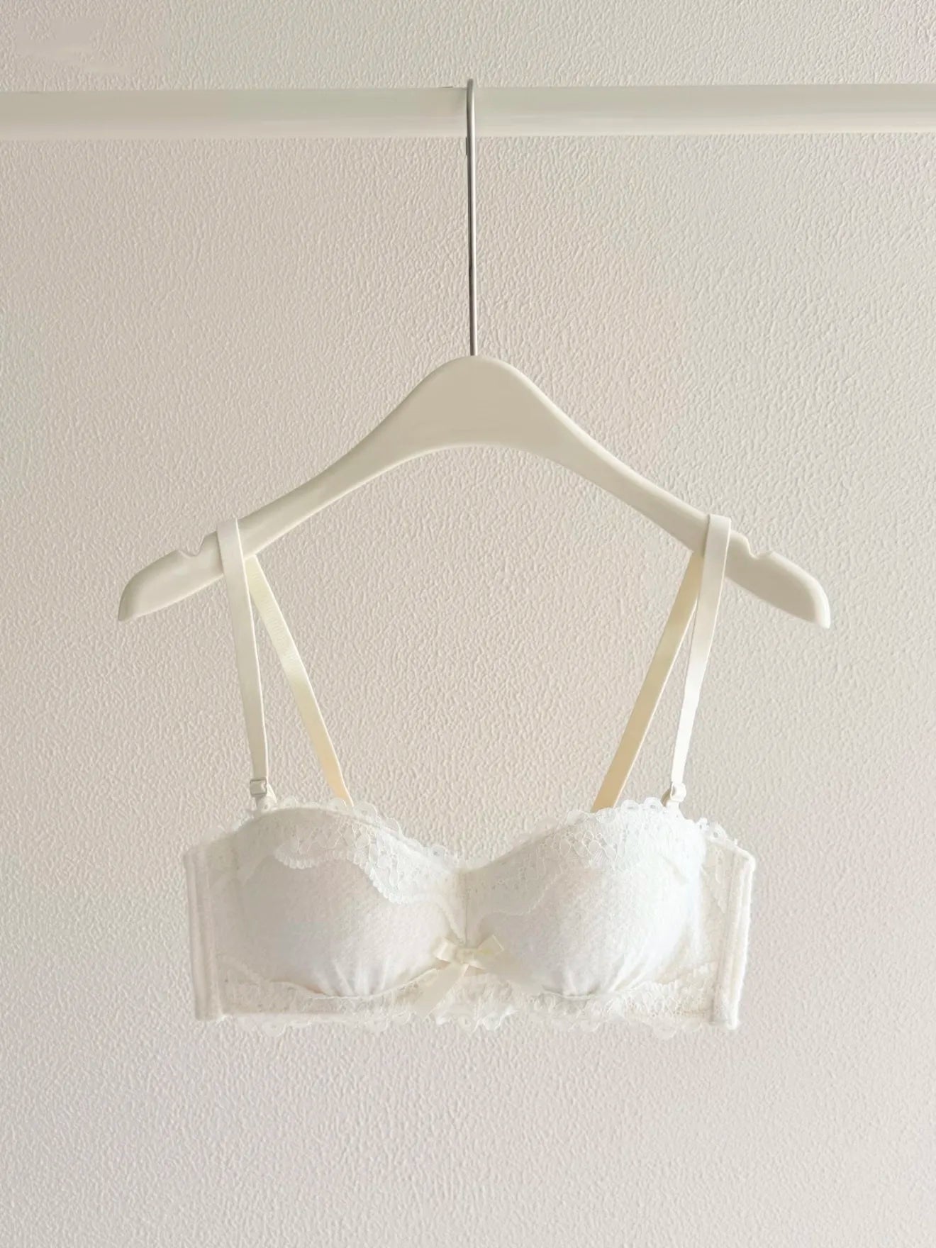 YEMOMO Lace Sexy Bra Set Padded Push Up Small Bust Lift Shaping Half Cup Concealed Bottom Intimate Underwear Set for Women  S-XL