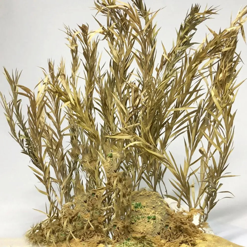 Sand Table Vegetation Long Leaf Grass Cluster Miniature Reed Scene Model Railway Scenery Micro Landscape DIY Accessories
