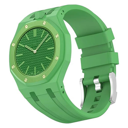 PC Case+Silicone Strap for Swatch X AP Royal Pop Pocket Watch Changer To Wristwatch Integrated Modification Accessories