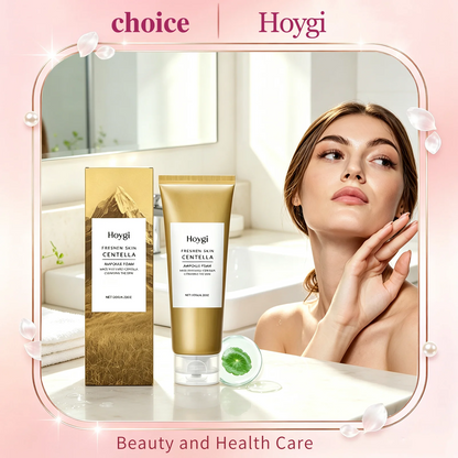 Hoygi Centella Asiatica Deep Cleaning Foam Facial Clean Soothing Hydrating Face Wash Blackhead Remove Refresh Skin Care Cleanser