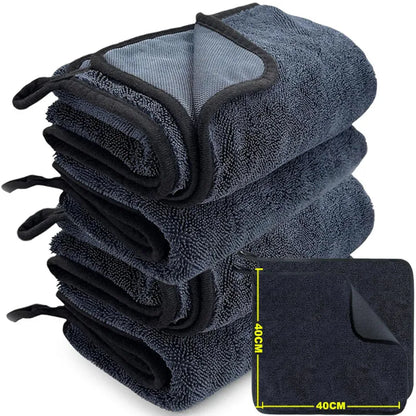 Car Wash Towels 600GSM Premium Car Care Wash Towel Ultra-Absorbent Drying Cloth Microfiber Car Cleaning Towel for Detailing Care