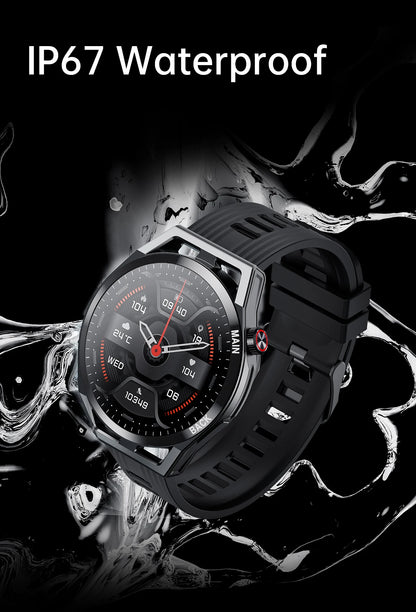 LIGE NFC 2026 New Ultra Military Smart Watch Men 1.32" IPS IP67 Waterproof ECG Smartwatch   For iOS Android Sports Smart Watches