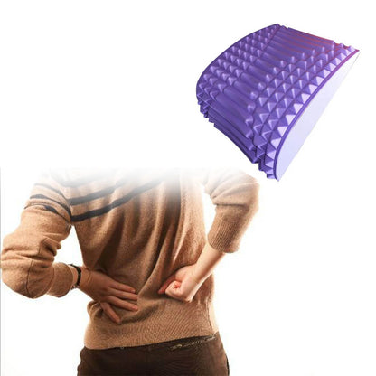 Back Stretcher Back Cracker Back Cracking Device Spine Deck Back Board Lumbar Stretcher for Lower Back Pain Relief