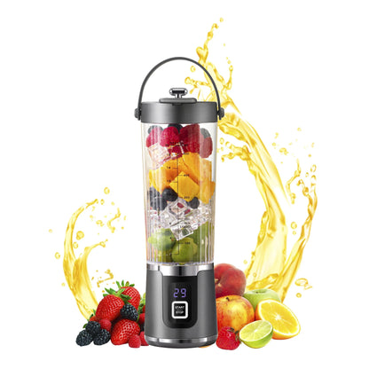 Portable Electric Juicing Cup, Mini Wireless Fruit Blender, USB Rechargeable Multifunctional Kitchen Juicer for Outdoor Use