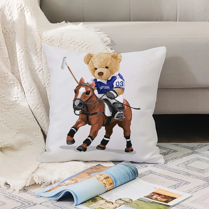 P-Polo Pillow Case Office Cushions Suitable For Sofa B-Bears Car Bedroom Decorative Cushion Cover