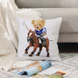 P-Polo Pillow Case Office Cushions Suitable For Sofa B-Bears Car Bedroom Decorative Cushion Cover
