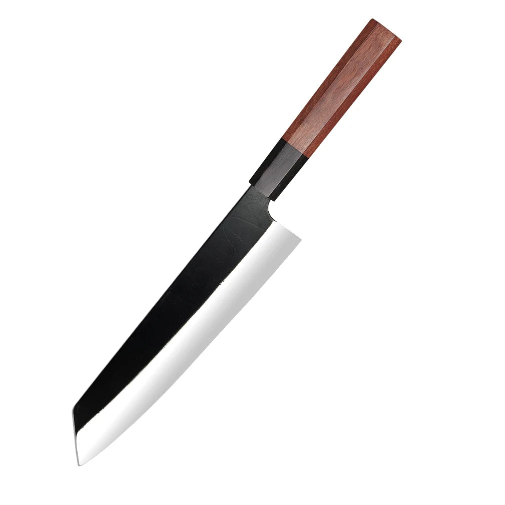 Japanese Kiritsuke Knife with Octagon Handle,  8" Gyuto Kitchen Chef Knives, Sharp Blade Salmon Tool, New Gift