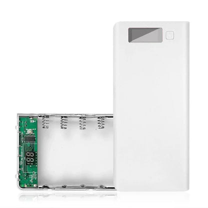 8×18650 Battery Box LED Power Bank Shell Case Dual USB Charging Storage Box Portable Battery Holder Mobile Phone Charger Case