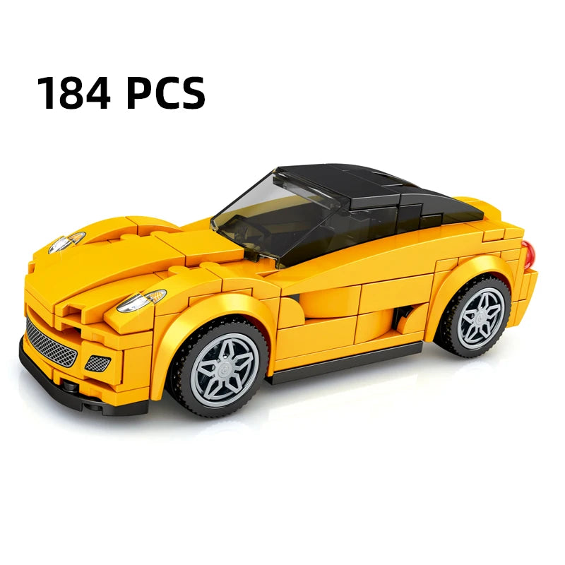 City Speed Racing MOC Car Sports Building Blocks Bricks Classic Rally sport Super Racer Vehicles Christmas gift Technical toys