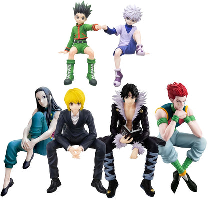 Anime Figure Killua Zoldyck Kurapika Hisoka Figure Collectible Model Illumi Zaoldyck Figurine Toy Gon Freecss Action Figure Doll