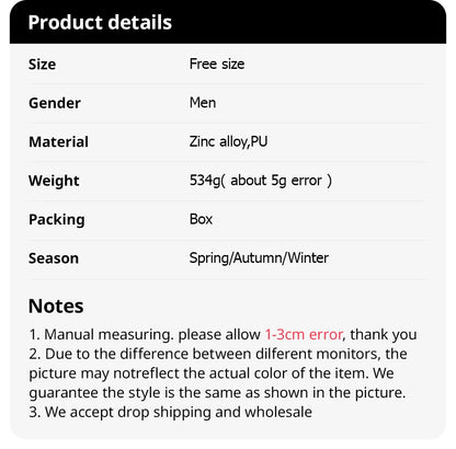 Gift Business Luxury Company Mens Set 6 in 1 Watch Glasses Pen Keychain Belt Purse Welcome Holiday Birthday