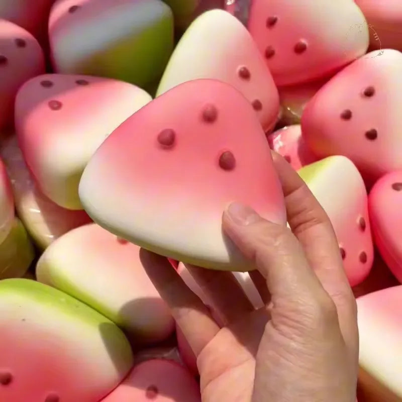 Anti-Stress Slow Rising Fruit Cute Watermelon Squishy Fidget Toy Slow Rebound Decompression Toy  Soft Stress Relief Squeeze Toy