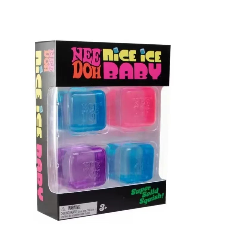 Schylling Needoh Nice Cube Sensory Toys Stress Relieving Blocks Pinching Relieving Puzzle Solving Venting Children Souvenir