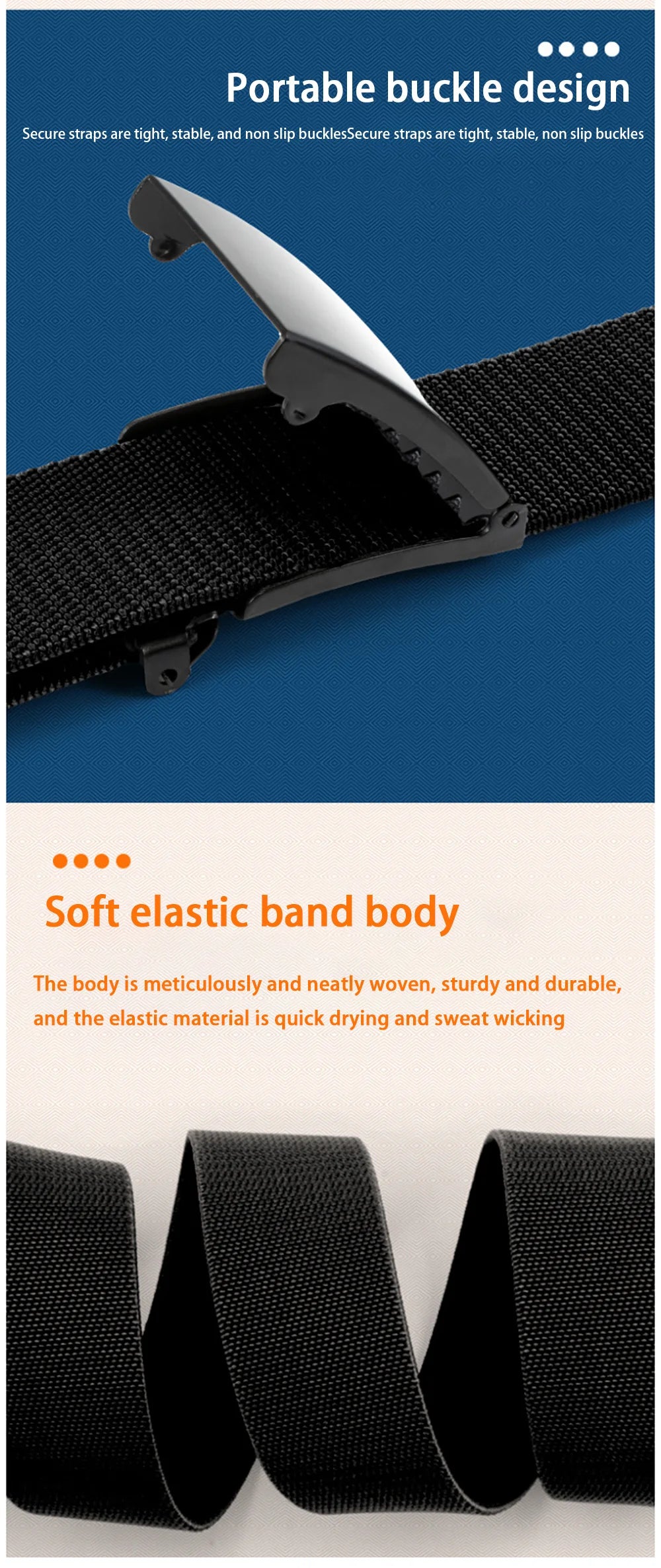 Men's Belt Nylon Tactical Belt Metal Buckle Woven Elastic Belt Outdoor Training With Pants Jeans Belt Leisure Woven Belts Unisex