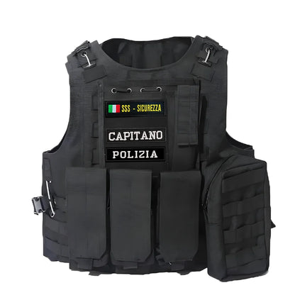 Custom Name Embroidery Patch Army Black Patches US Brazil France UK Country Flag Personalized For Jacket, Bag, Coat; 2 Pcs/ Lot