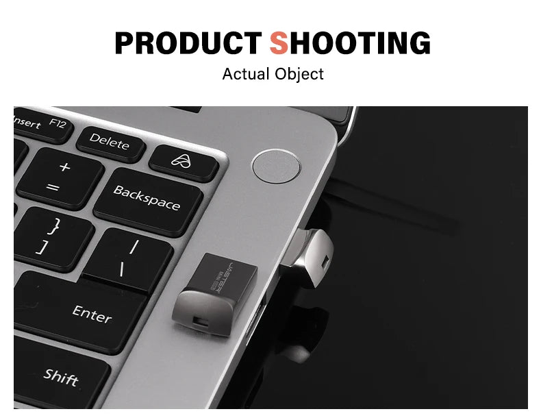 Super Mini USB 3.0 Flash Drive 64GB Creative Business Gift Pen Drive 32GB Black Memory Stick Free Key Chain Pendrive Silver U