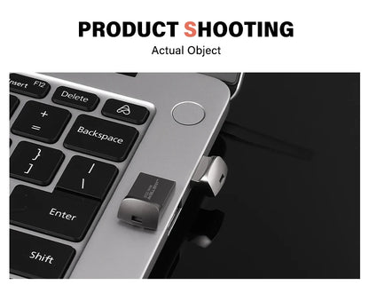 Super Mini USB 3.0 Flash Drive 64GB Creative Business Gift Pen Drive 32GB Black Memory Stick Free Key Chain Pendrive Silver U