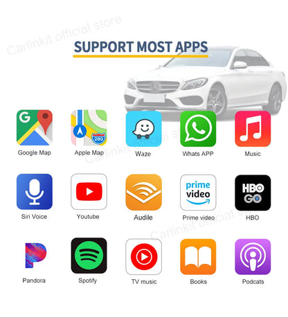 CarlinKit Wireless Carplay Dongle Android Auto Wireless AI Box FOTA MirrorLink USB Adapter For Aftermarket Android System