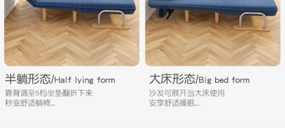 Folding Bed Sofa Bed Single Dual-Use Office Noon Break Bed Household Simple and Portable Small Foldable Recliner