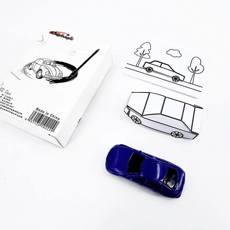 Magic Tricks Toy Street Magic Show Magic Props Appearing Car By Hyde Ren Magic Tricks Funny Card To Paper Car Illusion Box