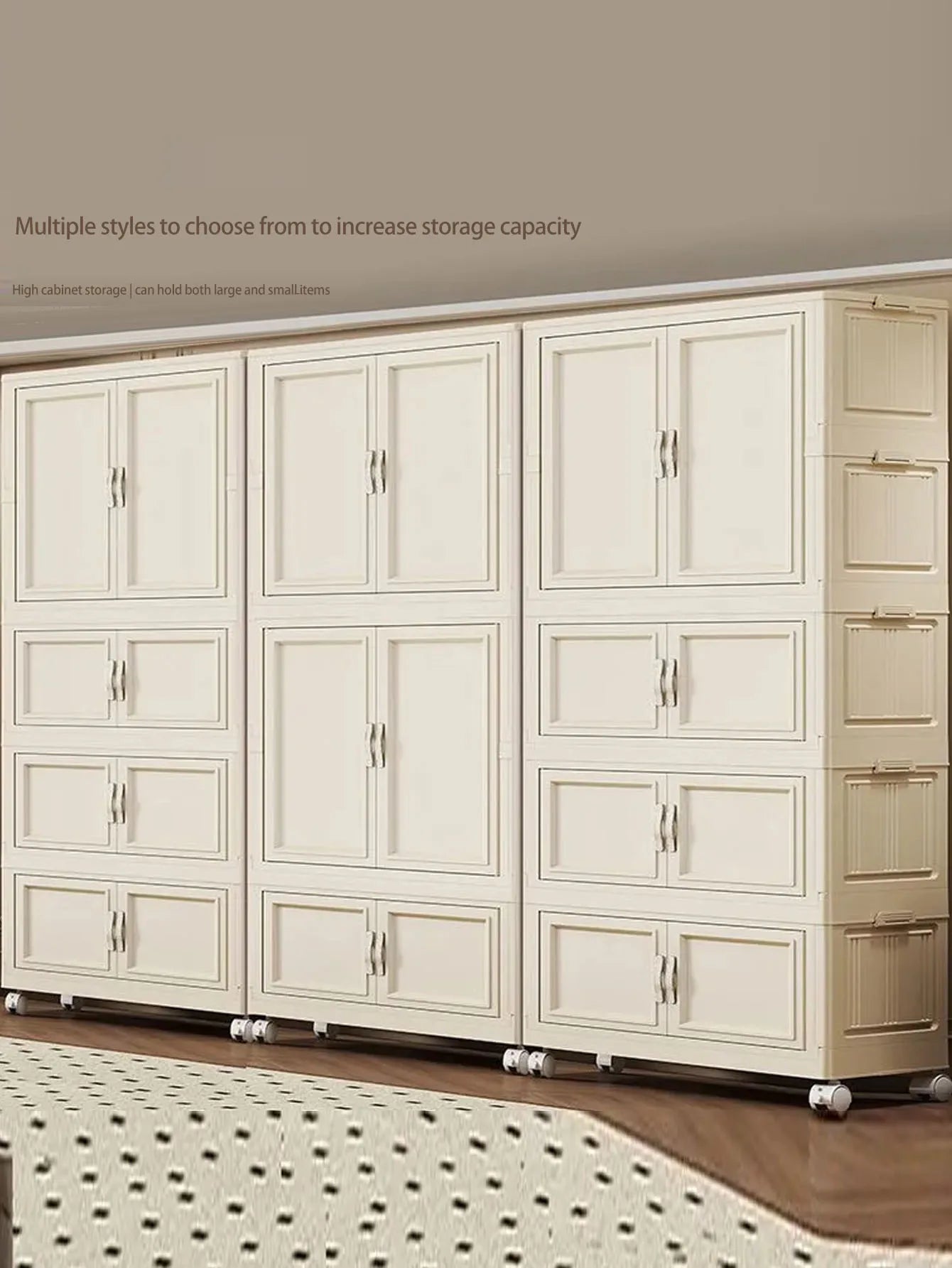 Home Use Baby Closet Easy Assembly Bedroom Storage Cabinet Thickened Children's Clothes Organizer Infant Wardrobe