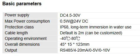 Measure Soil Moisture Temperature Humidity EC PH  NPK 4-20mA 0-5V RS485 Modbus Soil Sensor