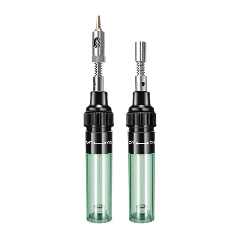 Portable Soldering Iron Kit 1300 Celsius Welding Pen Burner Blow Torch Gas Soldering Iron Cordless Butane Tip Tool
