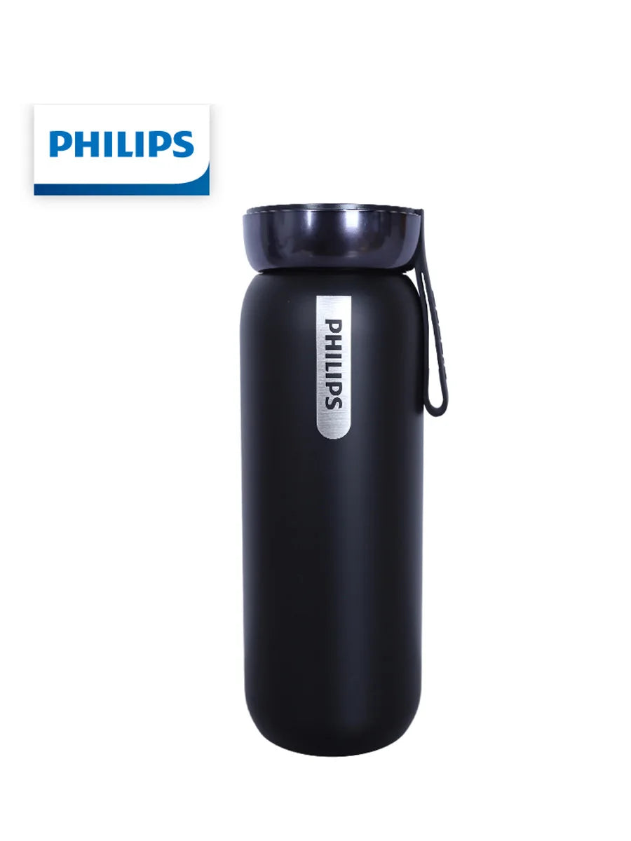 Philips AWP2775 Smart Temperature Display Thermos 460ml Vacuum Insulated Water Bottle with Type-C Charging SUS316