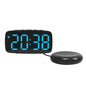 Super Loud Vibrating Alarm Clock LED Table Clock with Brightness Adjustment Desktop Clock for Heavy Sleeper Deaf Hard of Hearing
