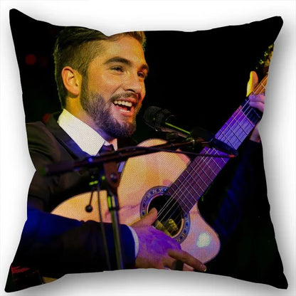 Custom Kendji Girac Pillowcase Home Textile Cotton Pillow Covers Wedding Decorative Pillow Cover Square 45x45CM1210