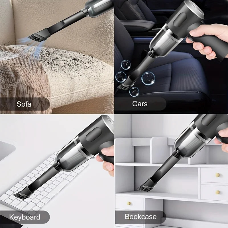 2900000 PA Car Vacuum Cleaner USB Charging Powerful 4 In1 Clean Machine Wireless Blowing Suction Portable Vacuum Cleaner New