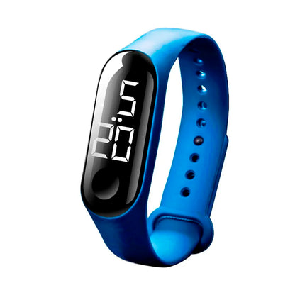 Man Woman LED Electronic Sport Watch Luminous Sensor LED Student Adult Couple Electronic Watch With Shell Adjustment Watch