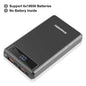 HAWEEL DIY 6 x 18650 Battery 24W Fast Charge Power Bank Box Case with Display Not Include Battery