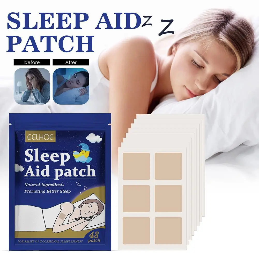 10pcs Adult Sleeping Patches Relieve Stress Promote Sleep Hypnotic Artifact Adult Soothing Decompression Massage Relax Stickers