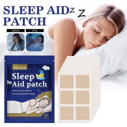 10pcs Adult Sleeping Patches Relieve Stress Promote Sleep Hypnotic Artifact Adult Soothing Decompression Massage Relax Stickers