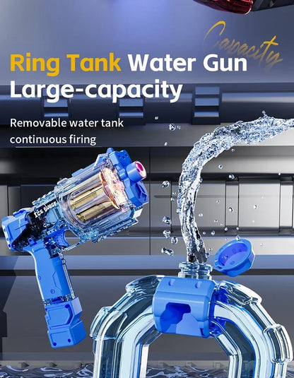 Simulated Firing Electric Water Gun for KidsLarge Capacity Automatic Water Blaster Children Summer Outdoor Game Toys for Aldult