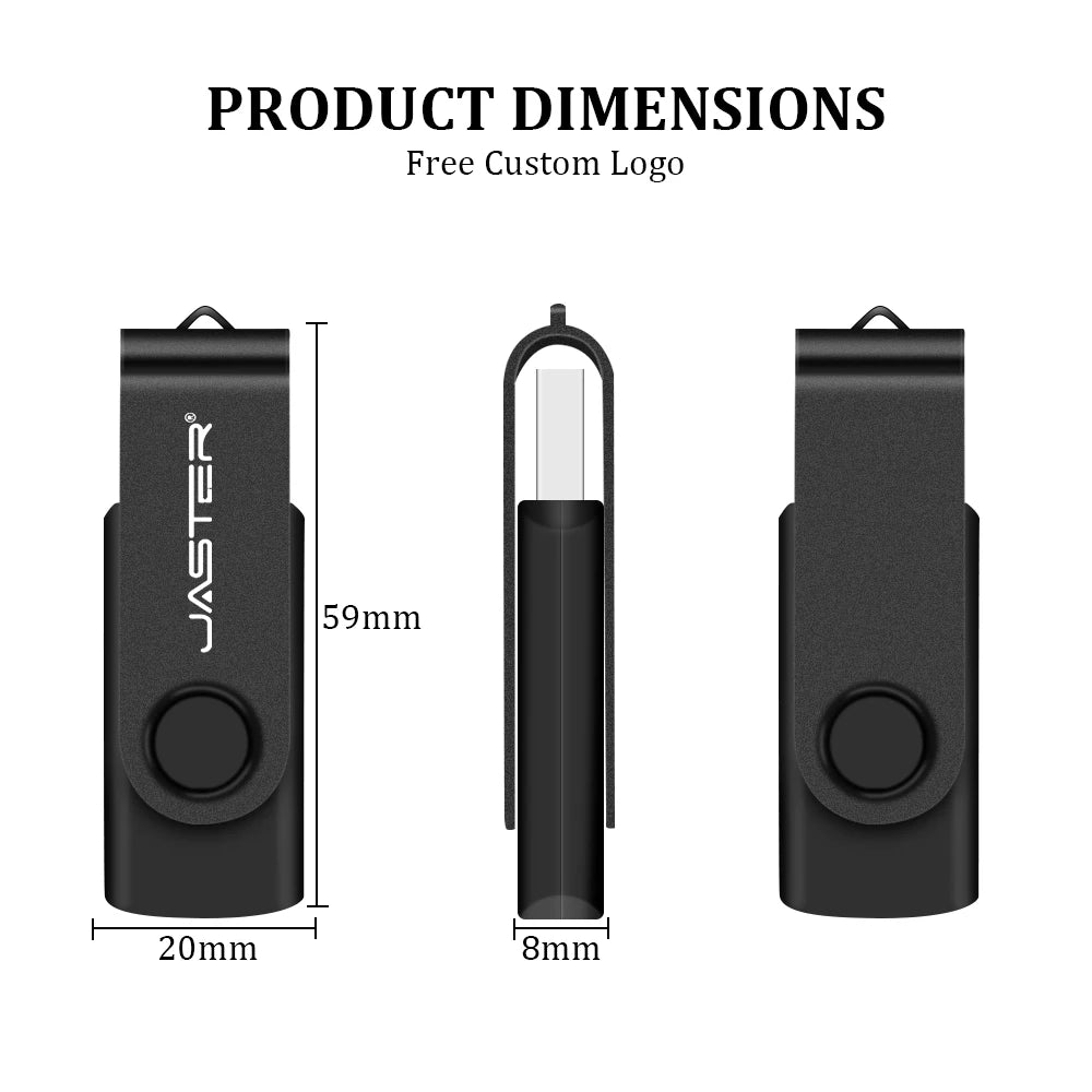 фalizar USB 32GB Flash Drive 16Giga Memory Stick Metal Jump Drive Draaibare Pendrive Draagbare 128GB Cle USB 2.0 Pen Drives